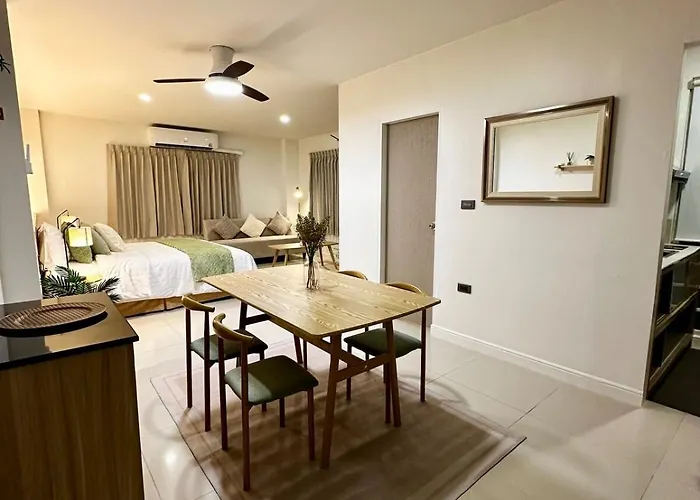 公寓 Serene Escape 2 Mins From Srt Wat Samien Nari 曼谷