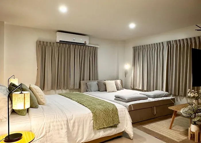 公寓 Serene Escape 2 Mins From Srt Wat Samien Nari 曼谷